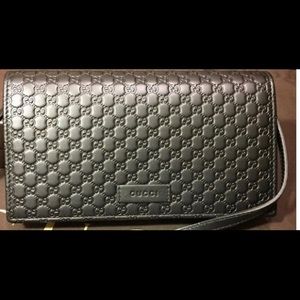 Black 
gucci microguccissima wallet Crossbody